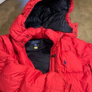 Polo by Ralph Lauren Kids Vibrant Red Puffer Coat